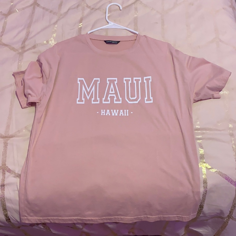 Pink hawaii t-shirt